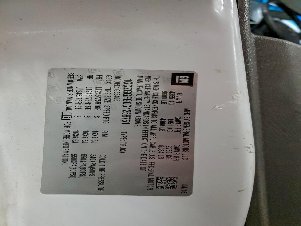 CHEVROLET EXPRESS G3