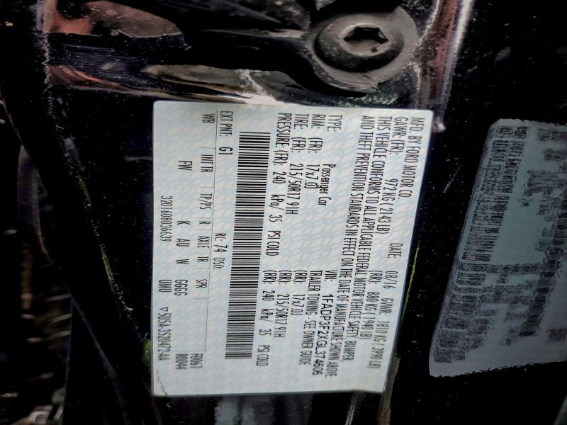 2016 FORD FOCUS SE #3308574519