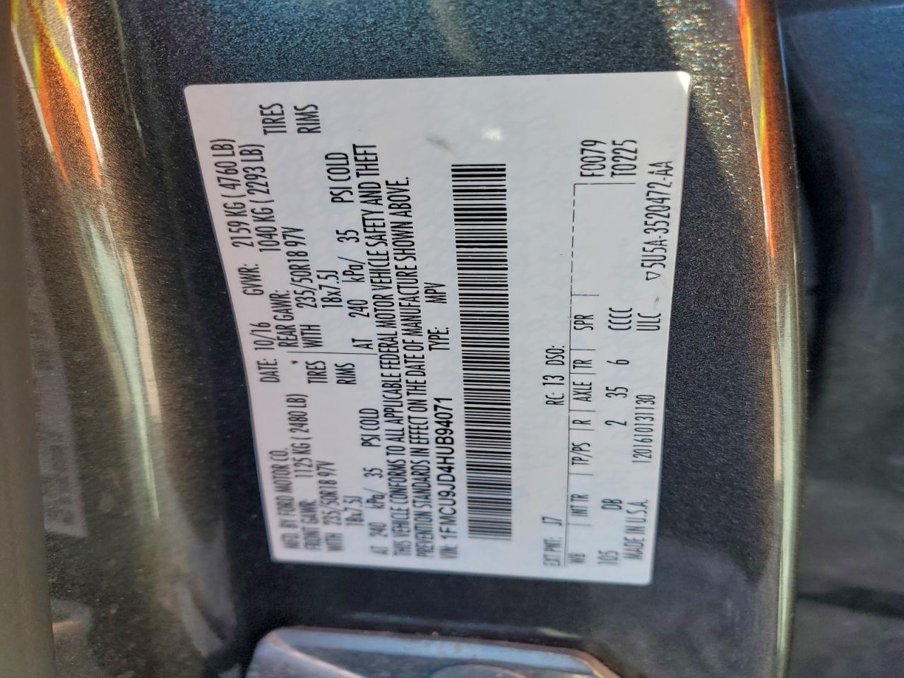 FORD ESCAPE TITANIUM