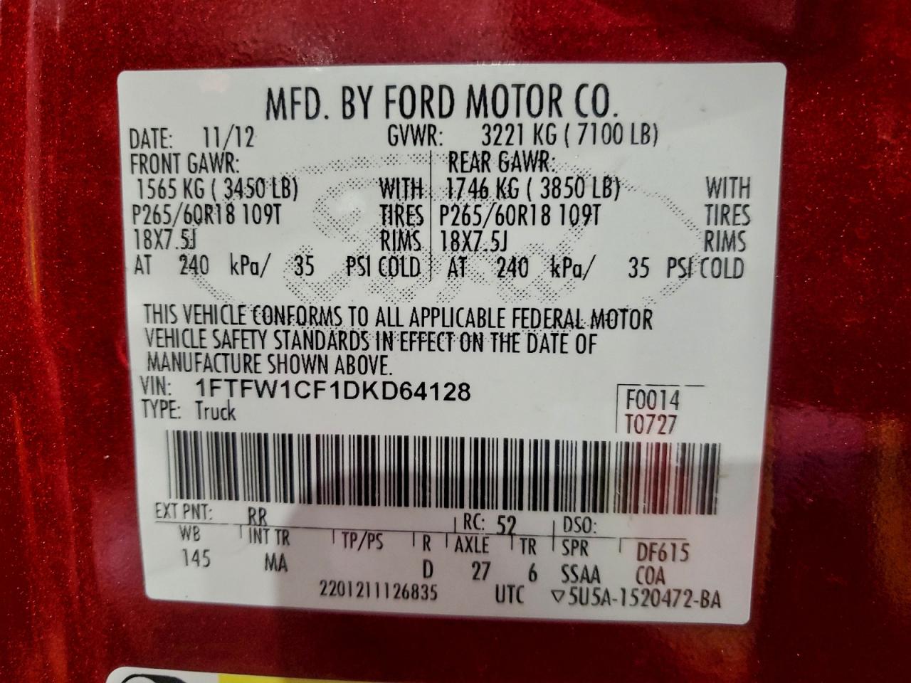 FORD F-150 SUPERCREW