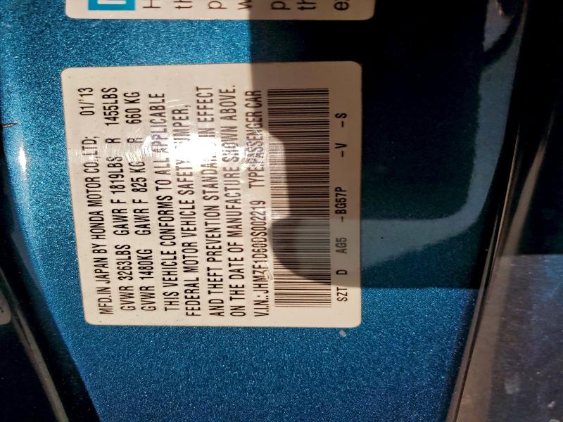 2013 HONDA CR-Z EX #3305365349