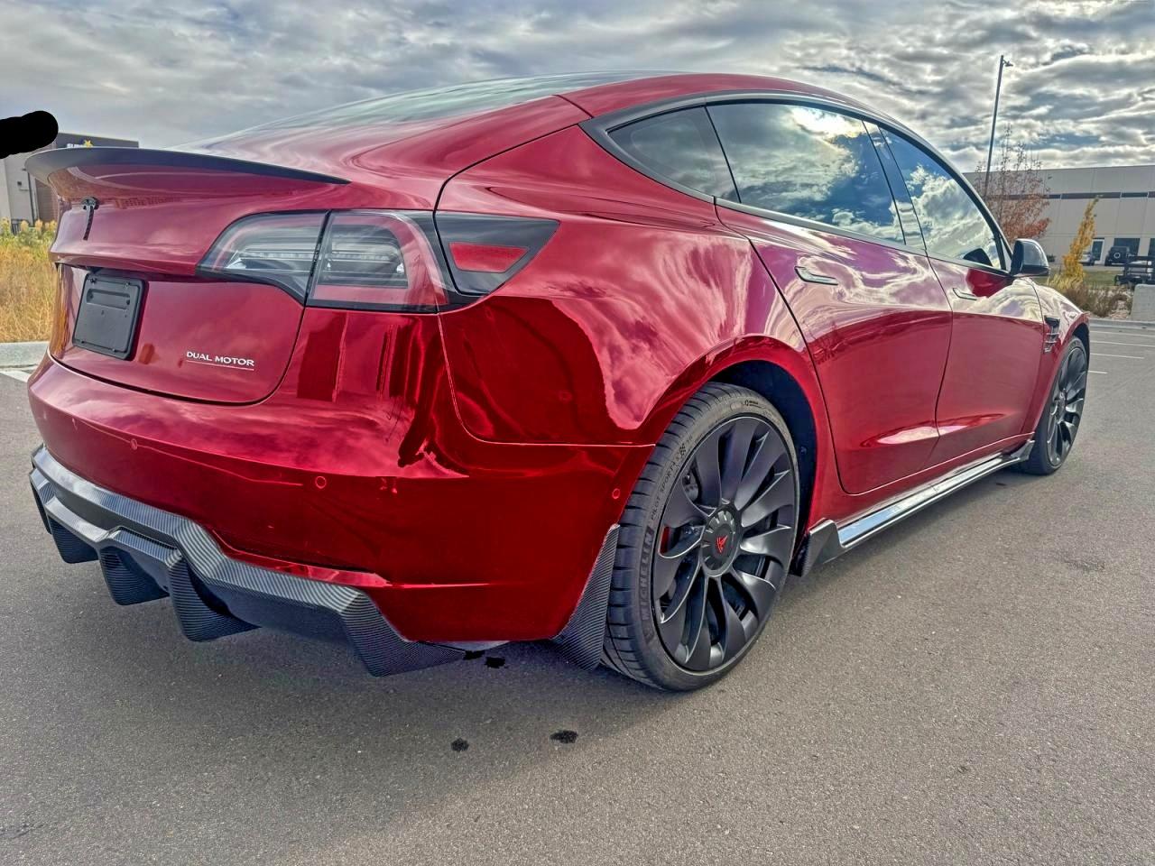 Lot #3308286153 2022 TESLA MODEL 3