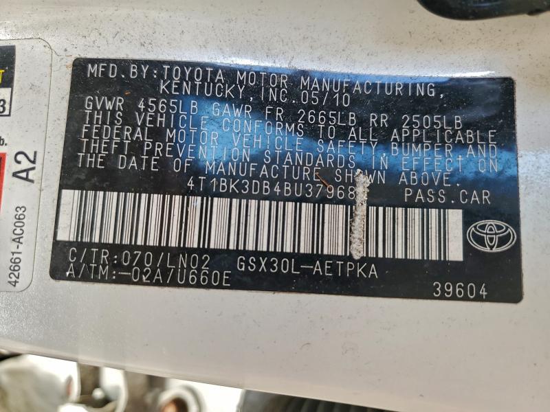 2011 TOYOTA AVALON BAS #3303573940