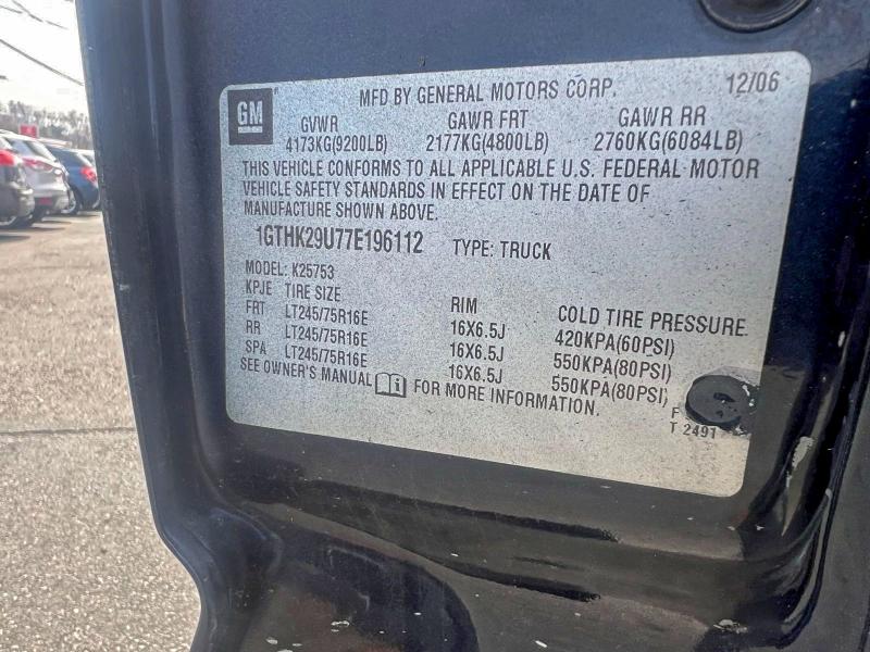 2007 GMC SIERRA K25 #3304539459