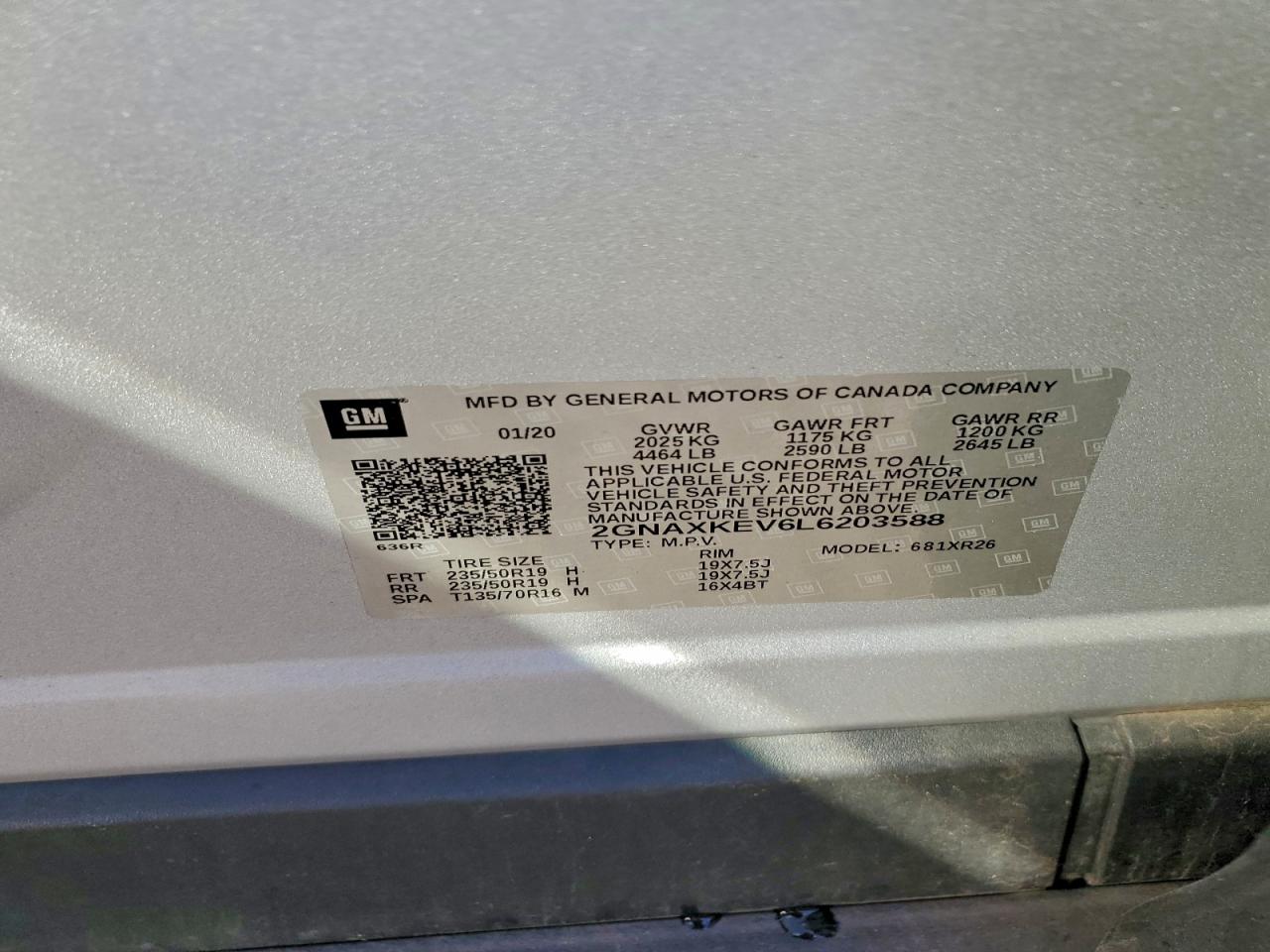 CHEVROLET EQUINOX LT