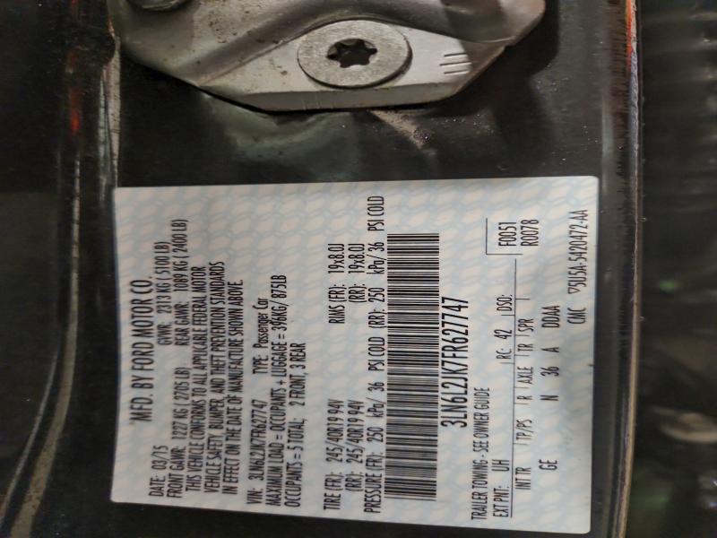 2015 LINCOLN MKZ #3306730793