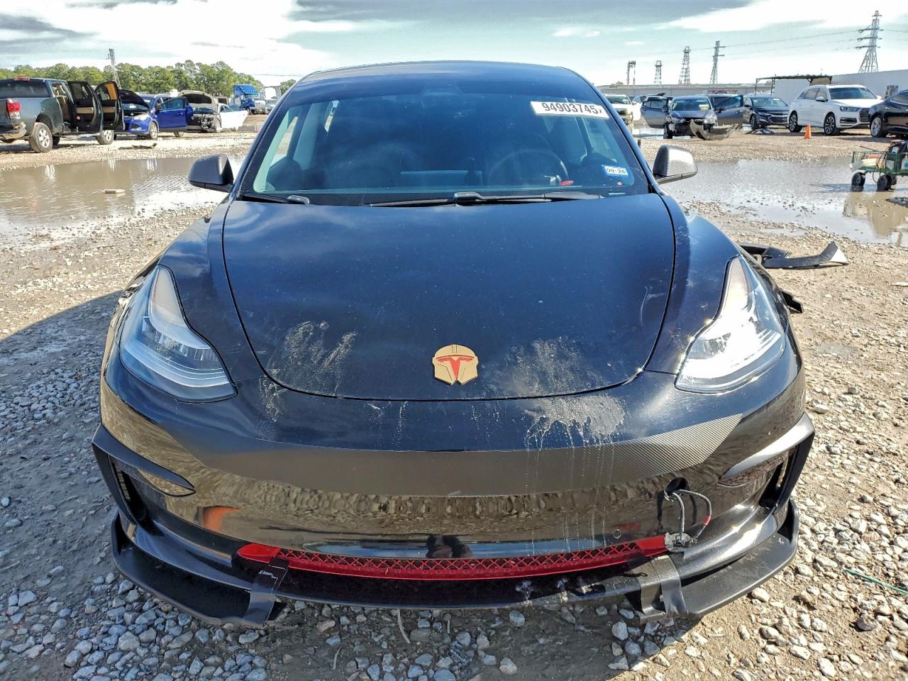 Lot #3311609232 2019 TESLA MODEL 3