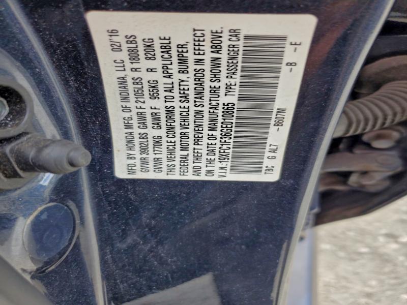 2016 HONDA CIVIC EX #3302653039