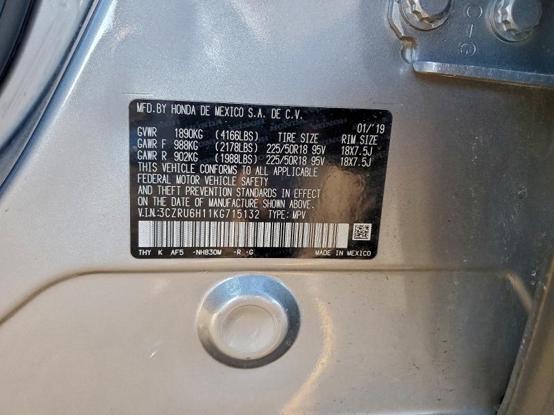 2019 HONDA HR-V SPORT #3304515542