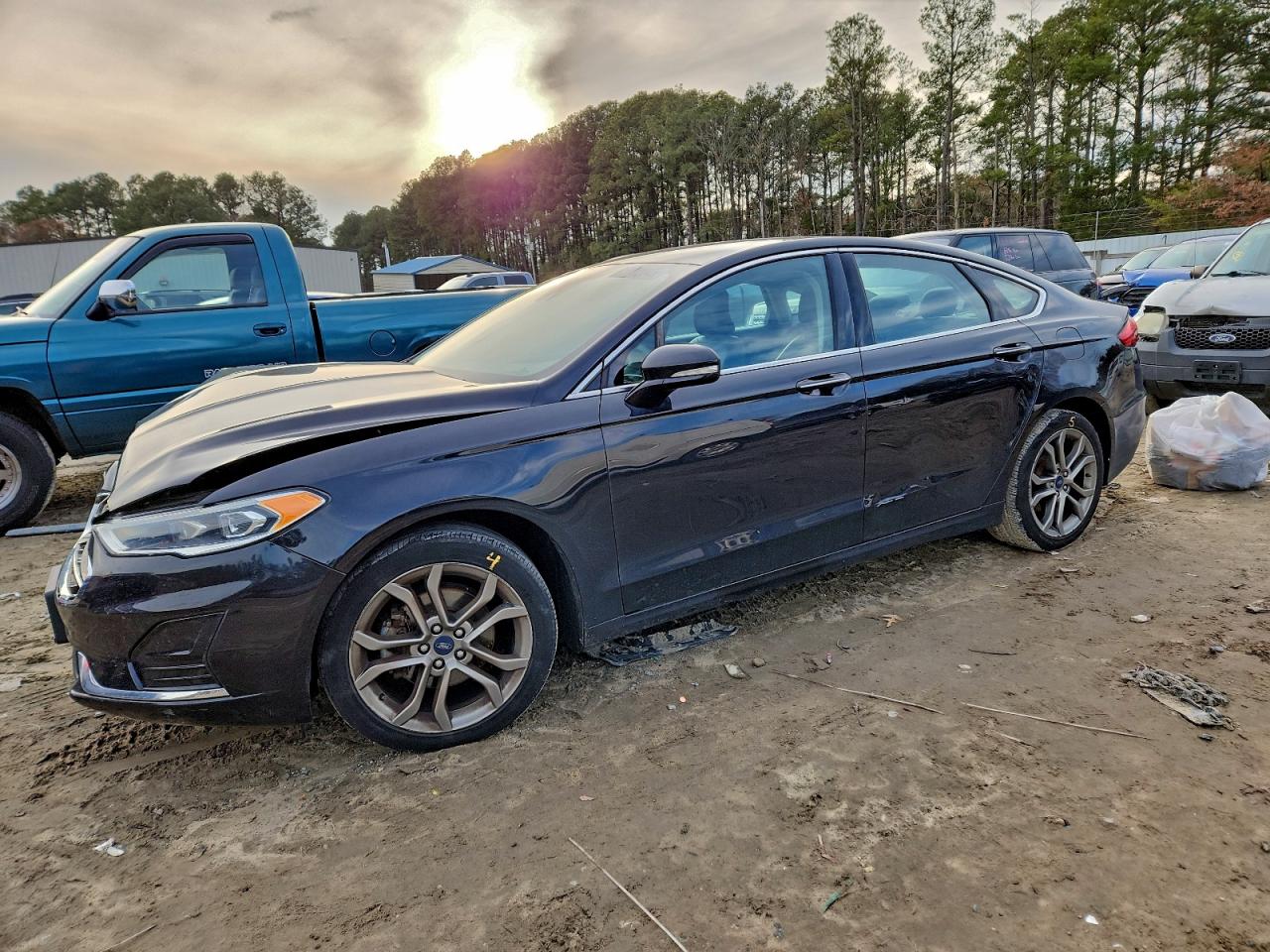 Lot #3309266616 2019 FORD FUSION SEL