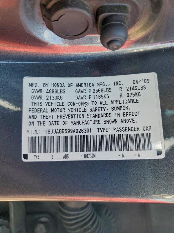 2009 ACURA TL #3304766918