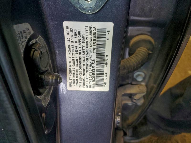 2020 HONDA INSIGHT EX #3303721441