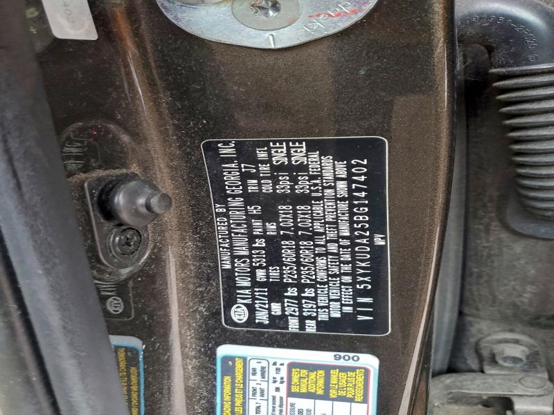 2011 KIA SORENTO EX #3311462310