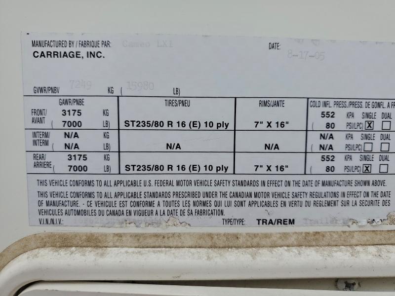 2006 CAMPER CAMPER #3303724421