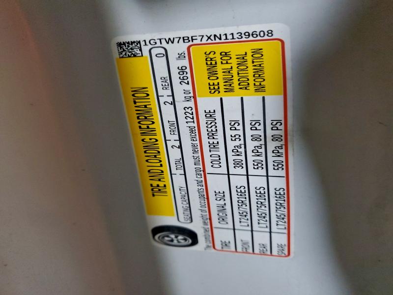 2022 GMC SAVANA G25 #3315988149