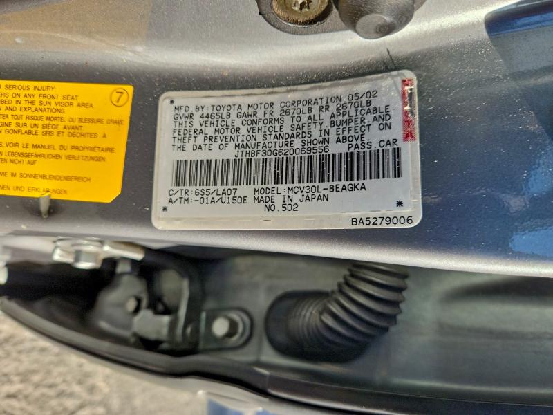 2002 LEXUS ES 300 #3308645514