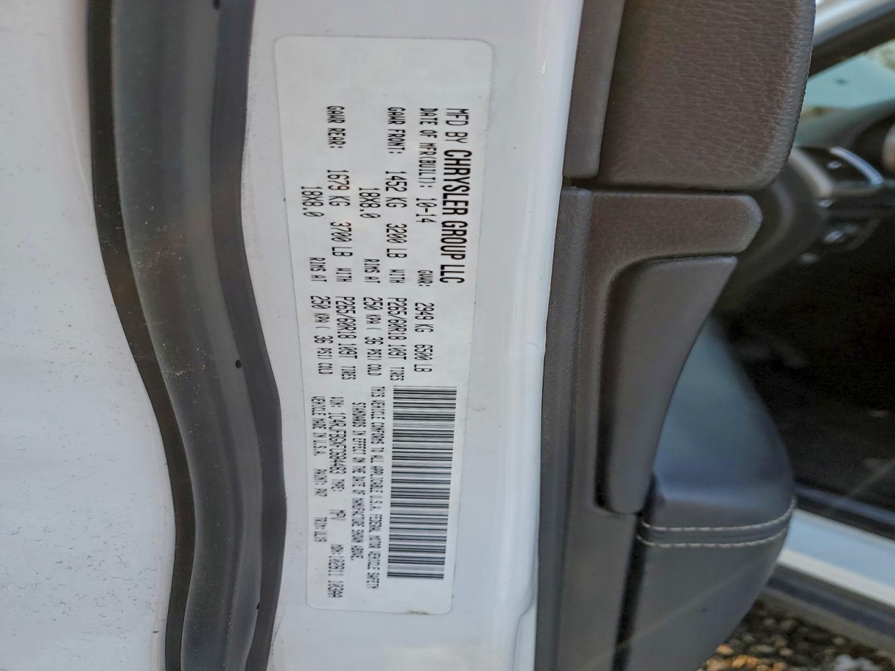 Lot #3317170121 2015 JEEP GRAND CHER