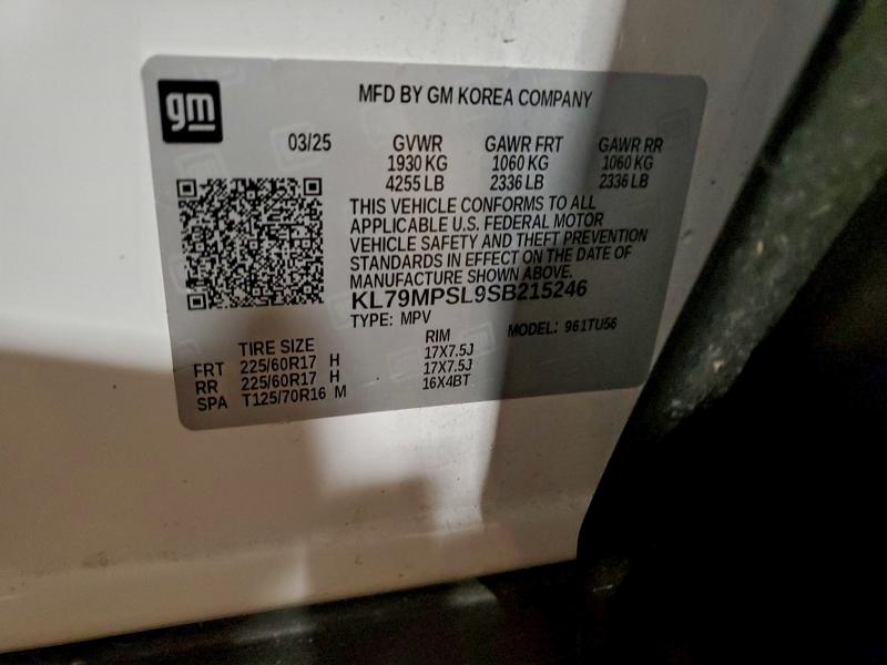 2025 CHEVROLET TRAILBLAZE #3305558067