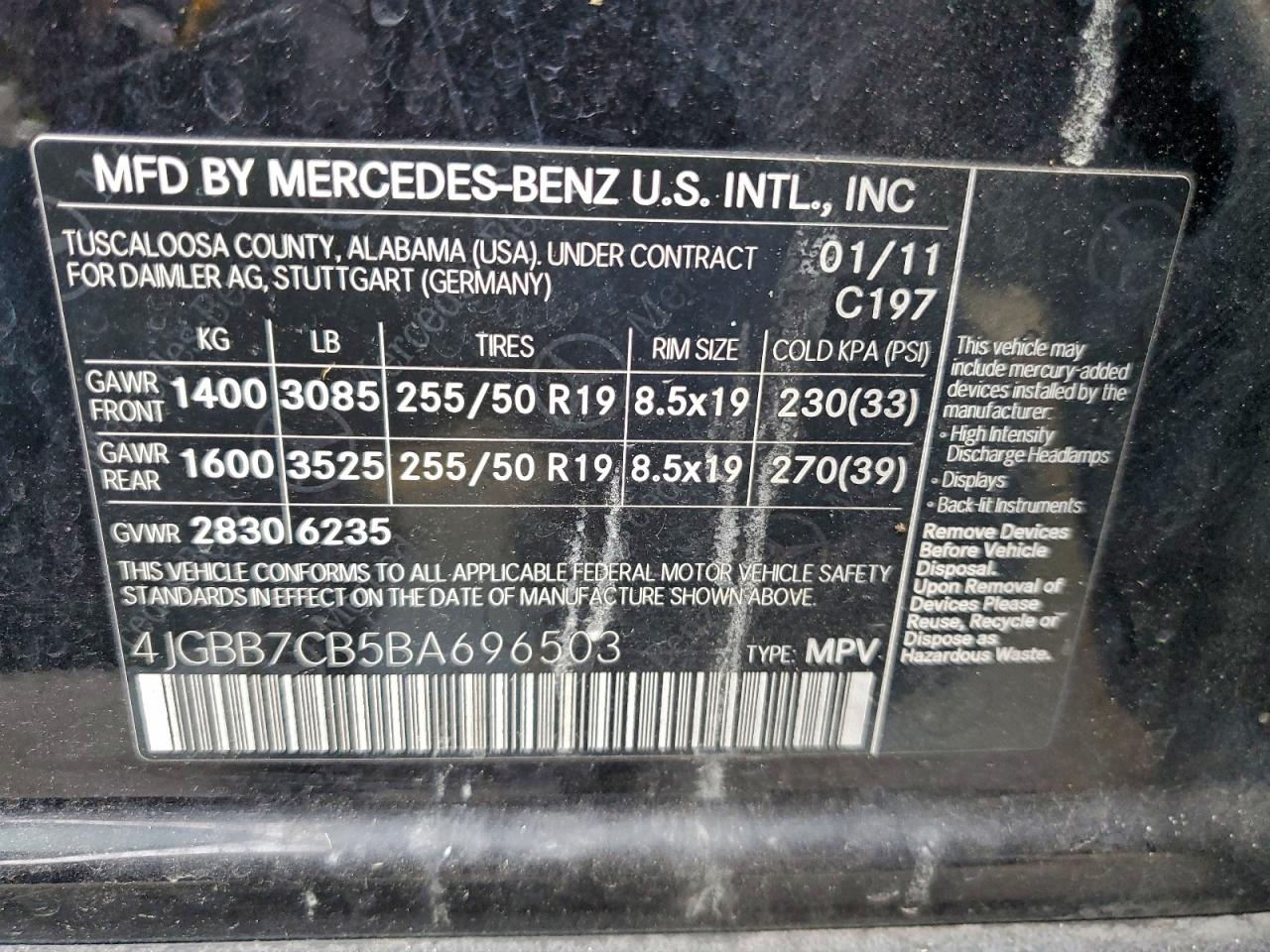 MERCEDES-BENZ M-CLASS 550 4MATIC