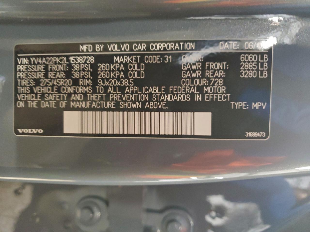 VOLVO XC90 T6 MOMENTUM