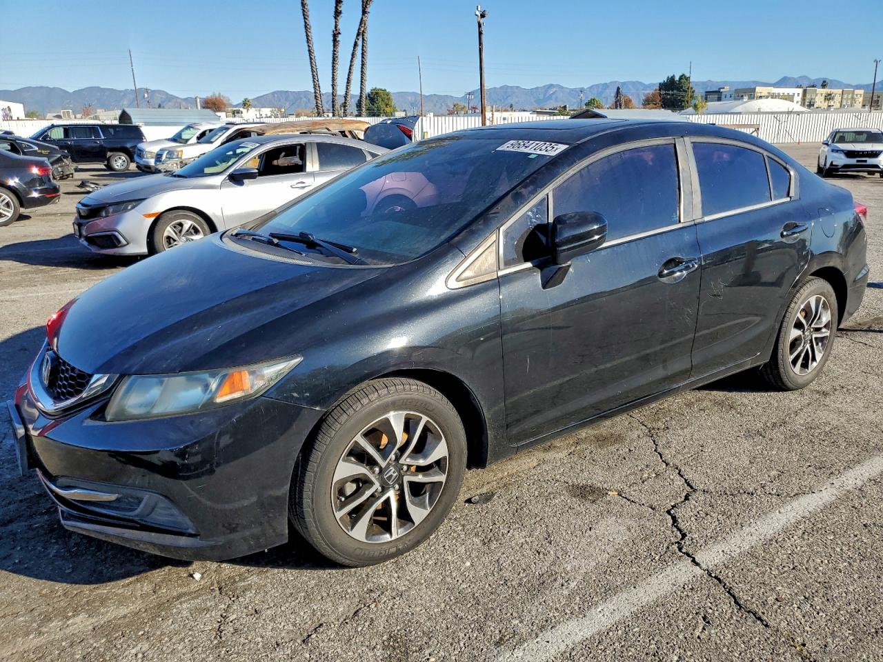Lot #3317057001 2015 HONDA CIVIC EX