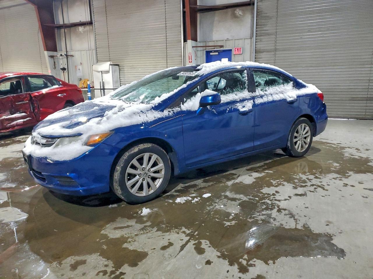 Lot #3312289773 2012 HONDA CIVIC EXL