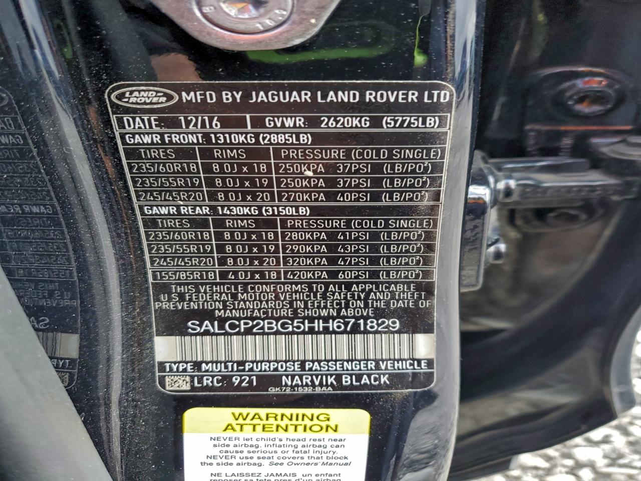 LAND ROVER DISCOVERY SE