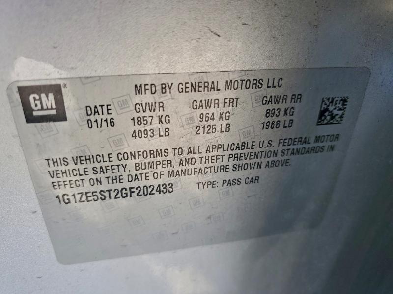 2016 CHEVROLET MALIBU LT #3303879778