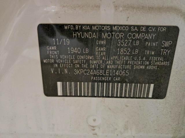 2020 HYUNDAI ACCENT SE #3304581452