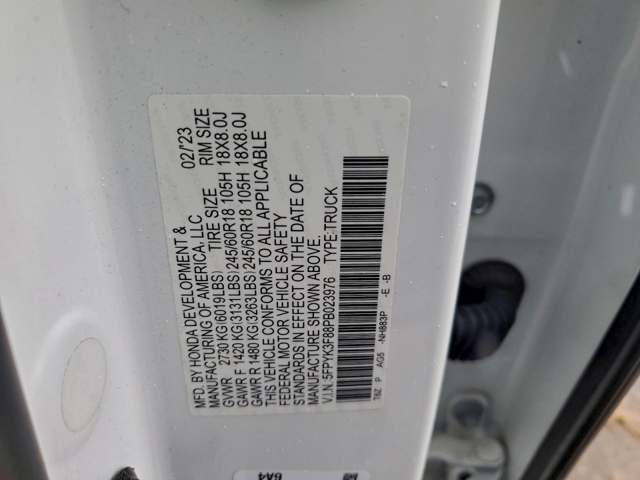 HONDA RIDGELINE BLACK EDITION