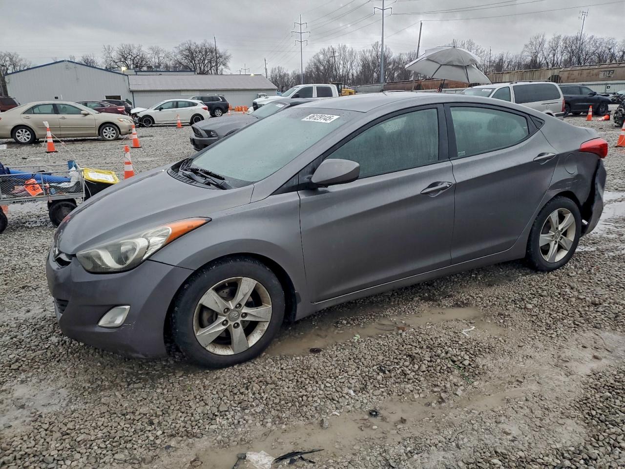 Lot #3312427673 2013 HYUNDAI ELANTRA GL