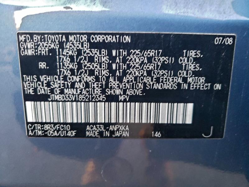 2008 TOYOTA RAV4 #3311624274