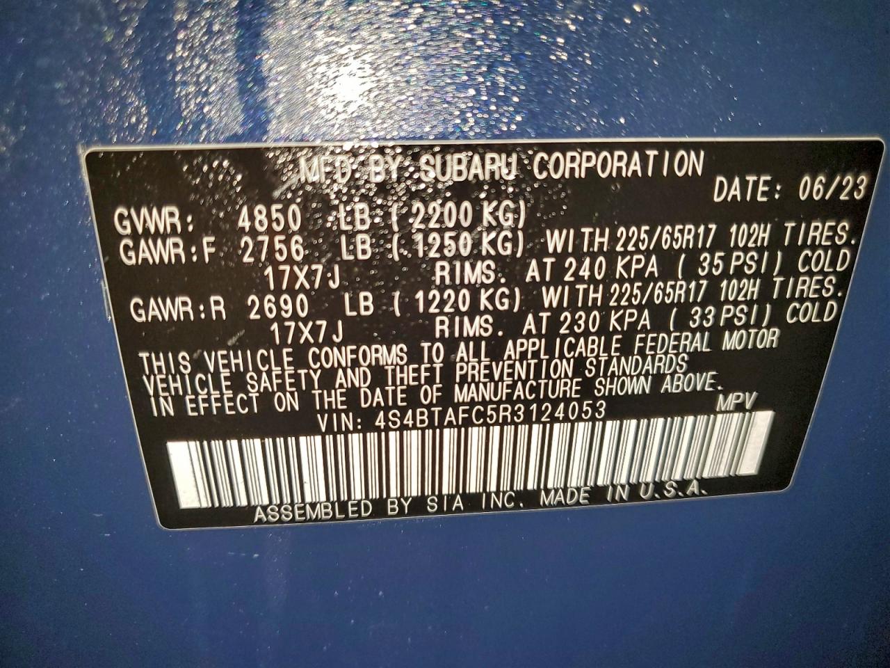 SUBARU OUTBACK PREMIUM