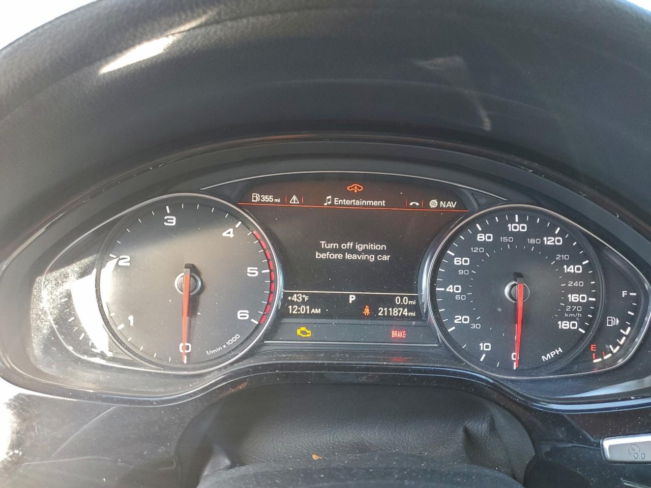 Lot #3309244625 2014 AUDI A8 L TDI Q