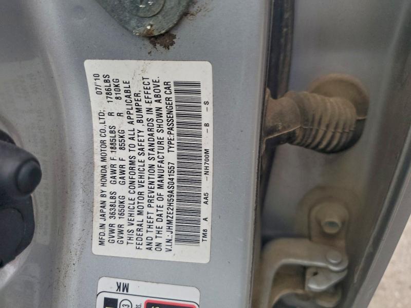 2010 HONDA INSIGHT LX #3302659009