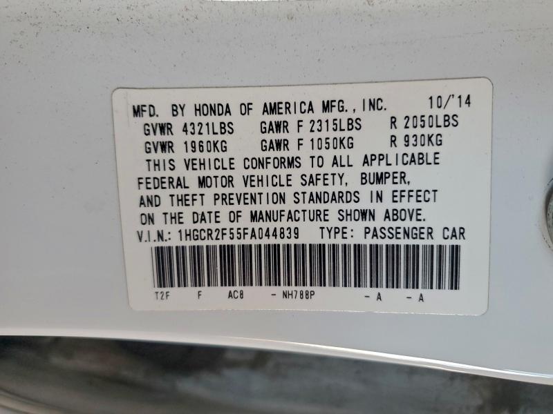 2015 HONDA ACCORD SPO #3304534475