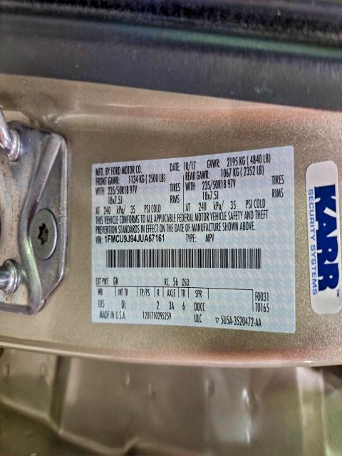 2018 FORD ESCAPE TIT #3308255157