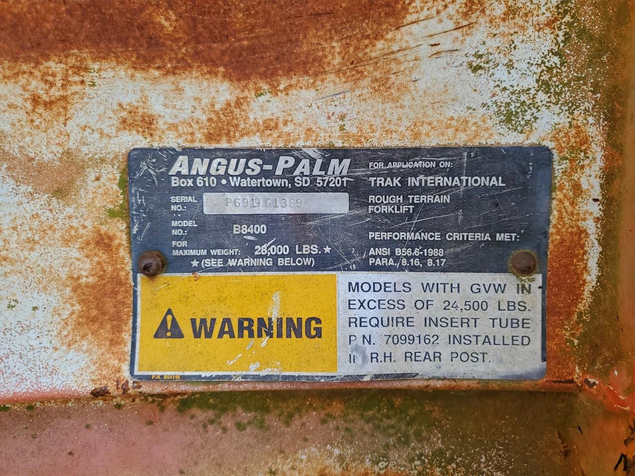 Lot #3305299301 1998 SKY TRAK 6036