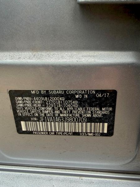 2018 SUBARU WRX #3315878085