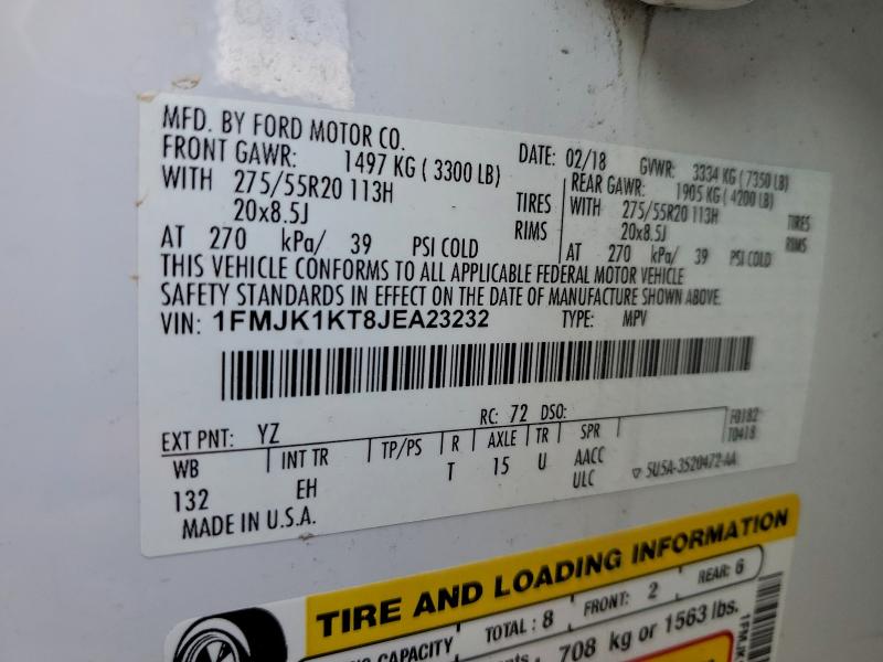 2018 FORD EXPEDITION #3305504070