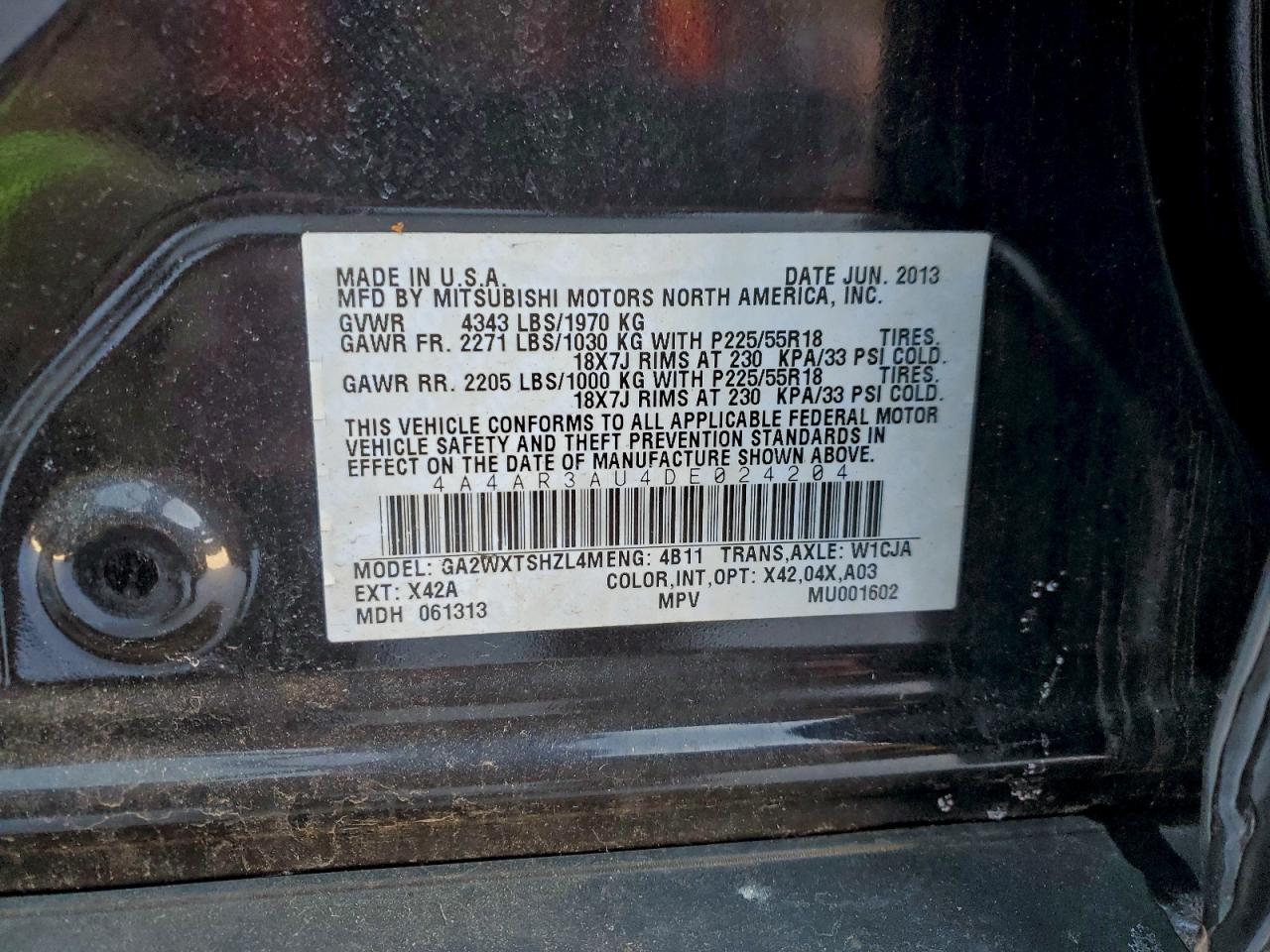 MITSUBISHI OUTLANDER ES