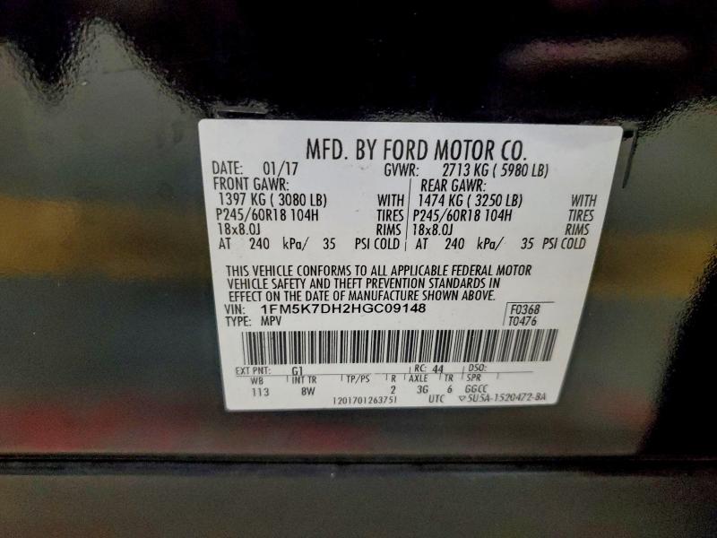 2017 FORD EXPLORER X #3308325155