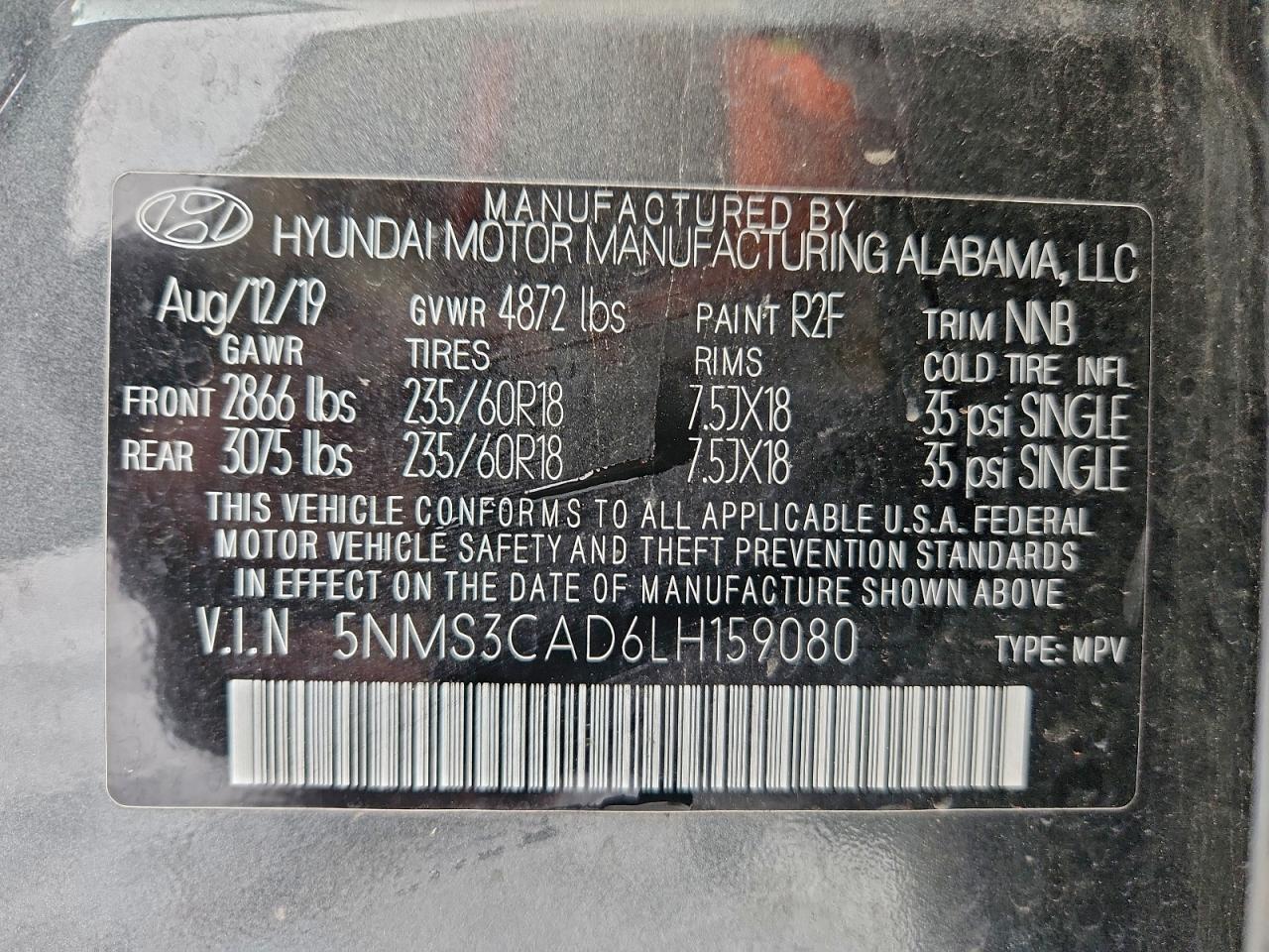 HYUNDAI SANTA FE SEL