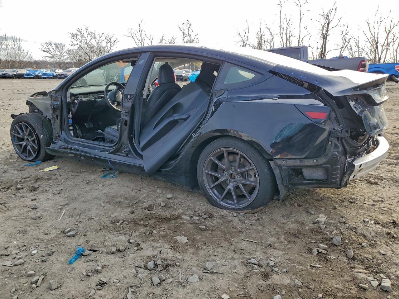 Lot #3311580773 2021 TESLA MODEL 3