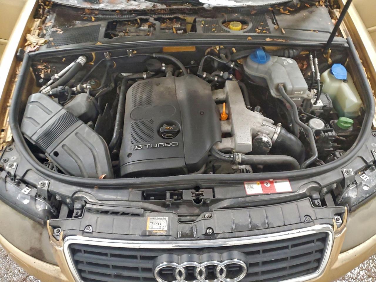 Lot #3310330971 2003 AUDI A4 1.8 CAB