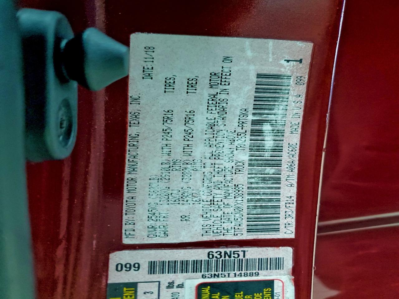 TOYOTA TACOMA DOUBLE CAB