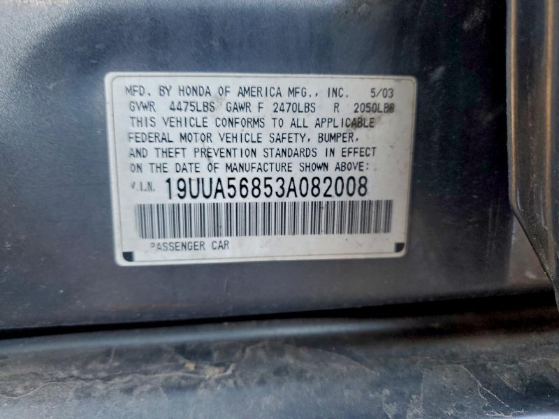 2003 ACURA 3.2TL TYPE #3306393527