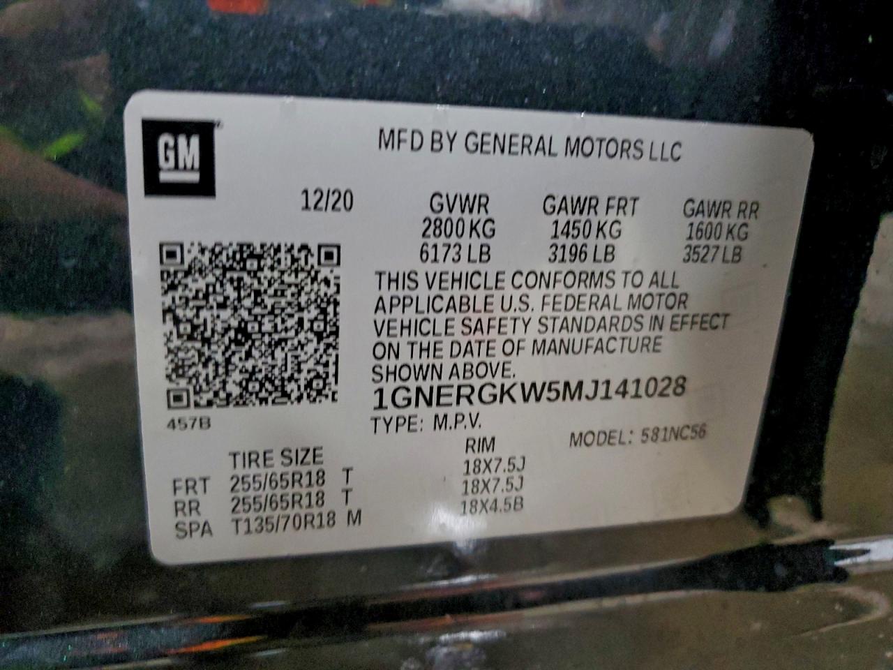 CHEVROLET TRAVERSE LT