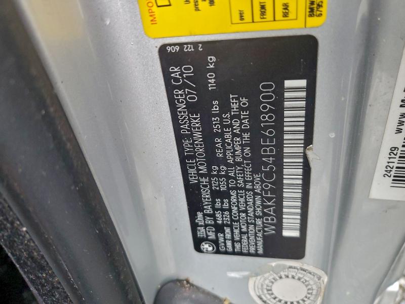 2011 BMW 335 XI #3308476298