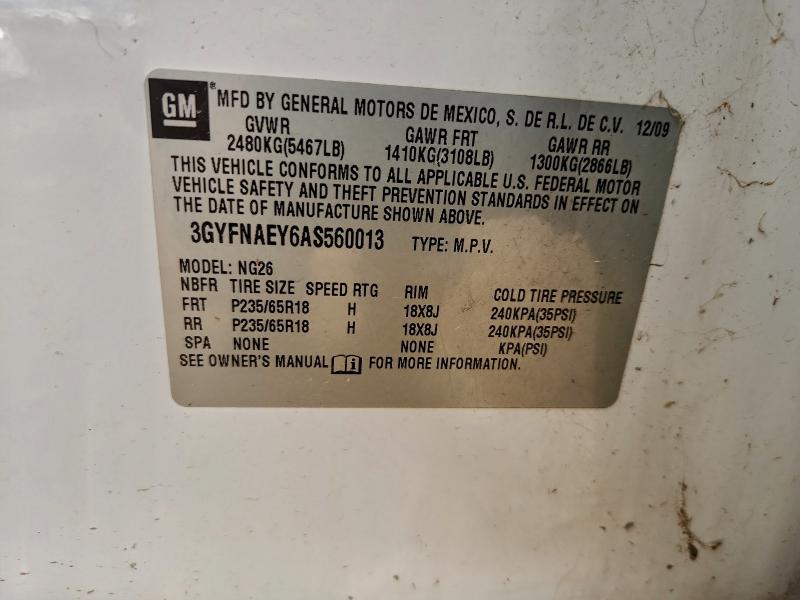 2010 CADILLAC SRX LUXURY #3302679008